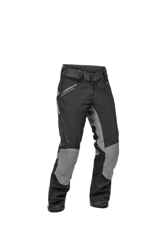 Lindstrands Lofsdalen Motorbroek Zwart/Staalgrijs/Grijs - Korte pijp