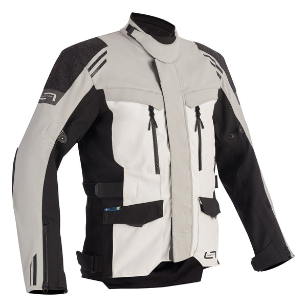 Lindstrands Storbo Motorcycle Jacket Light/Grey/Black