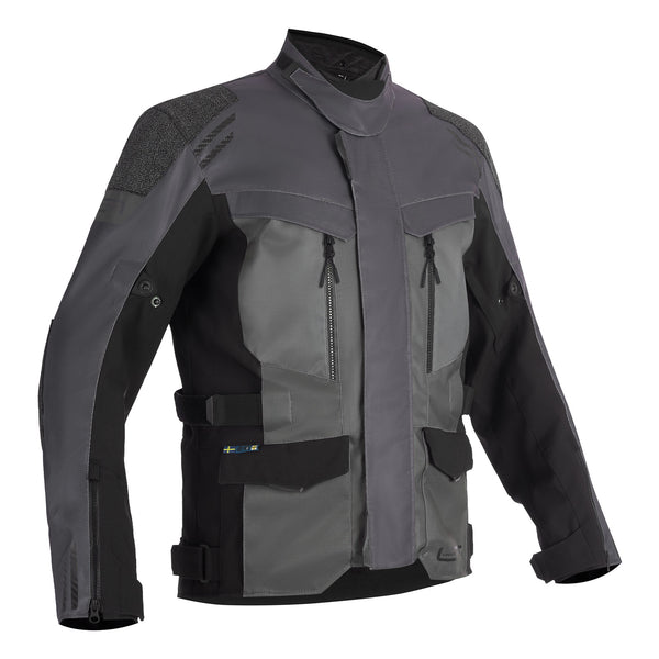 Lindstrands Storbo Motorcycle Jacket Graphite/Dark/Grey/Black