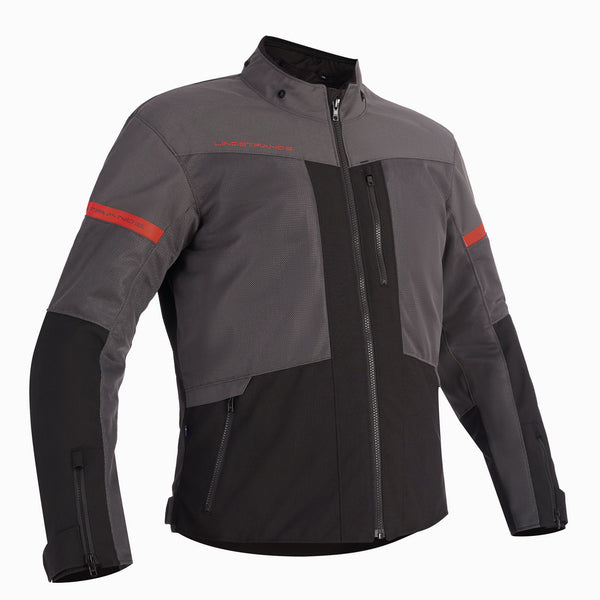 Lindstrands Rexbo V2 Motorcycle Jacket Grey/Black