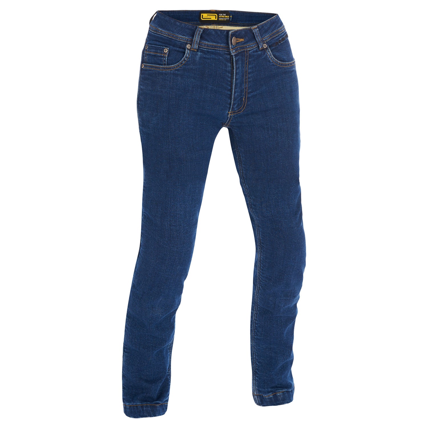 Lindstrands Berg Dames Motorbroek Blauw - Korte pijp
