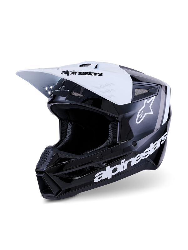 Alpinestars S-M3 Radium Black/White Motocross Helmet