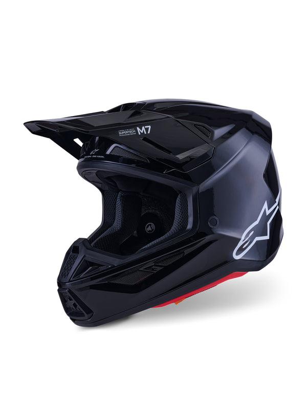Alpinestars S-M7 Black Motocross Helmet