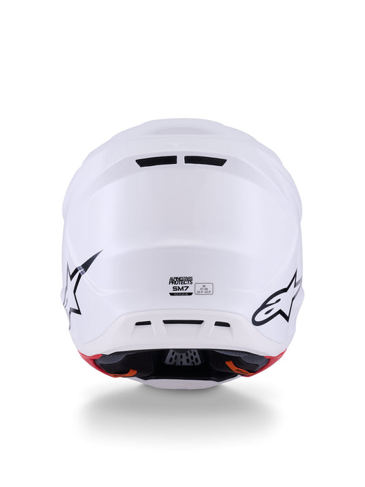 Alpinestars S-M7 Weißer Crosshelm