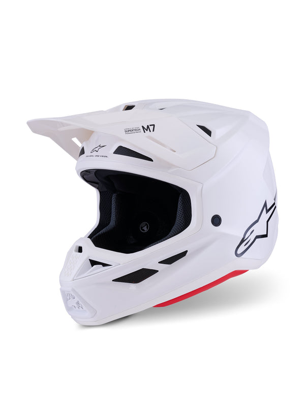 Alpinestars S-M7 White Motocross Helmet