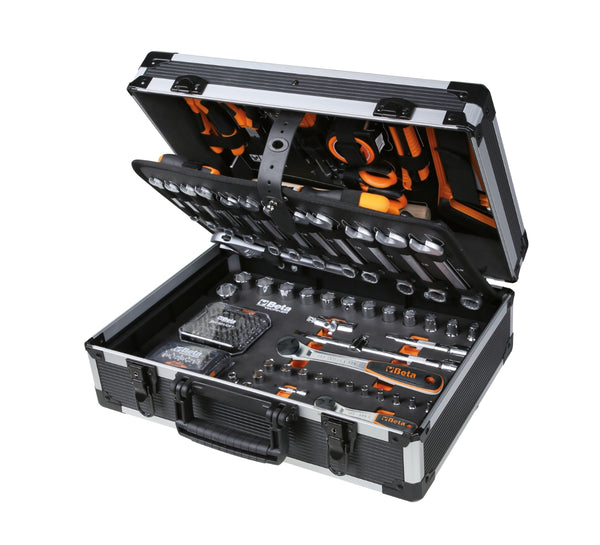 Beta Tools BW 2056E Werkzeugkoffer – 163-teiliges Werkzeugset