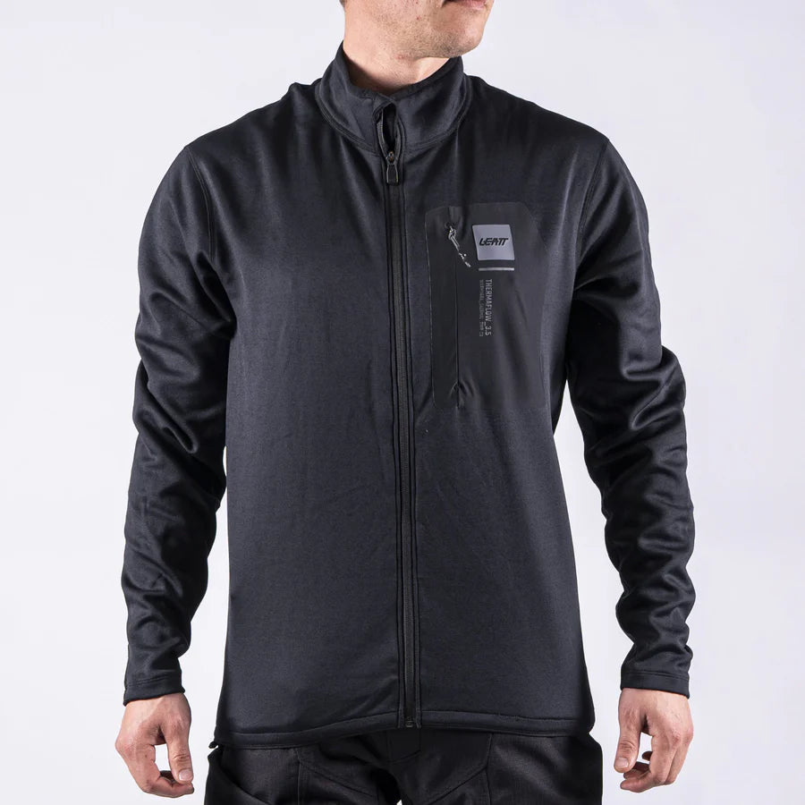 Leatt ADV 3.5 Thermaflow Mid Layer Stealth Schwarz/Grau