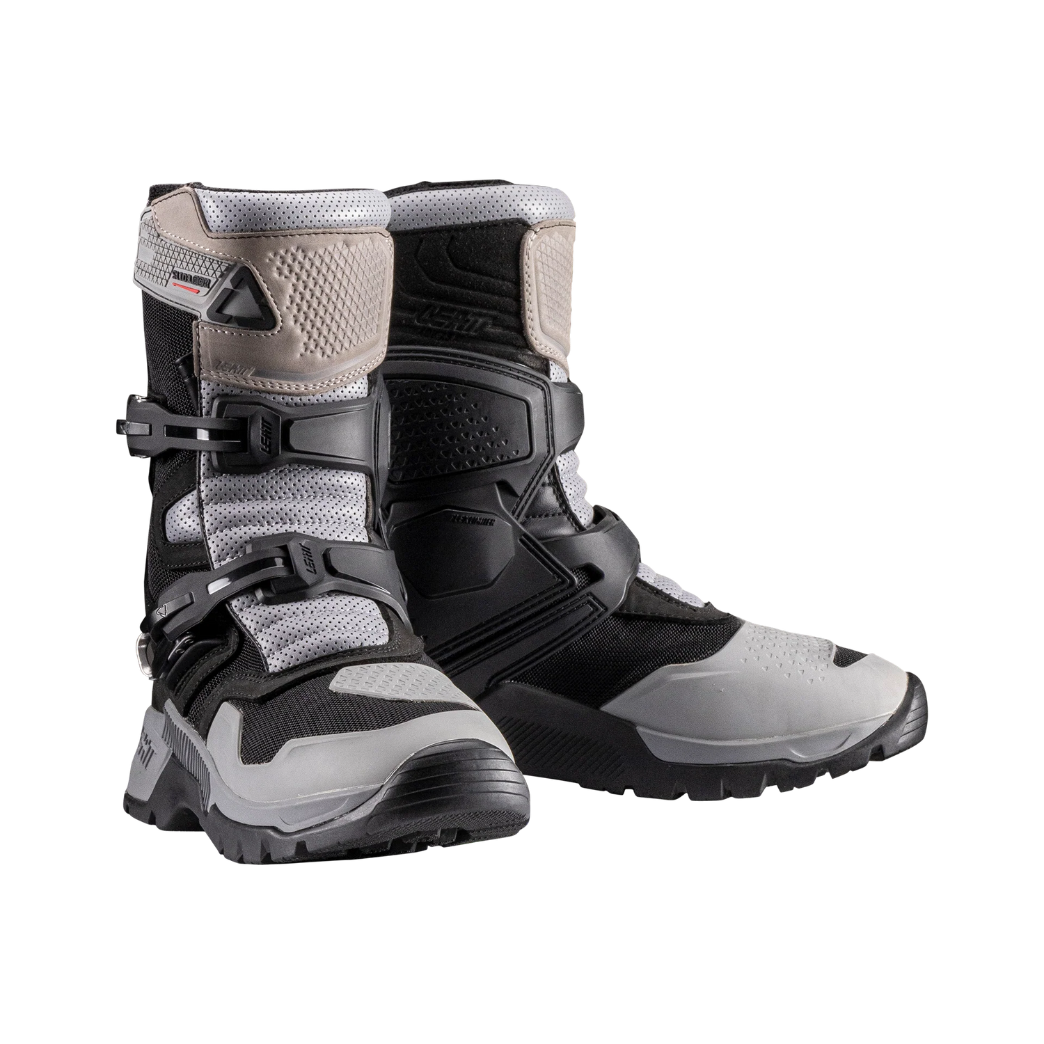 Leatt ADV X-Flow 7.5 Motorradstiefel, belüftet, schwarz-grau, CE-zertifiziert