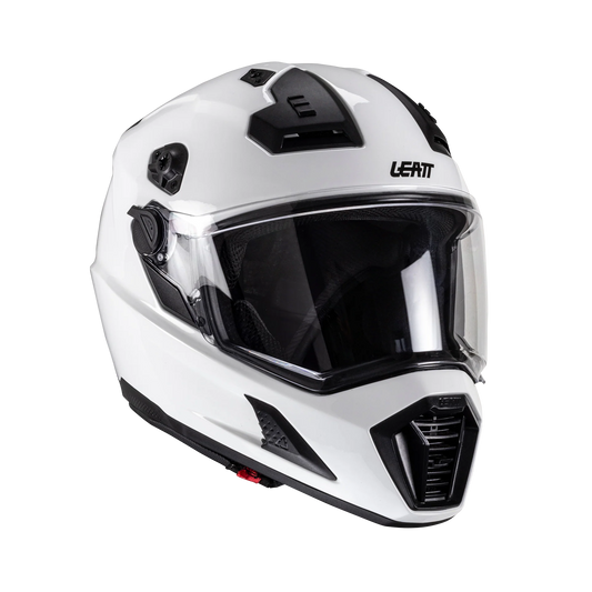 Leatt ADV 8.5 Motorradhelm Adventure ECE 22.06 mit photochromem Visier, Weiß