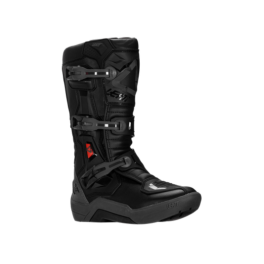 Leatt Moto 3.5 Junior Motorcycle Boots Kids – Stealth Black Grey Motocross Boots