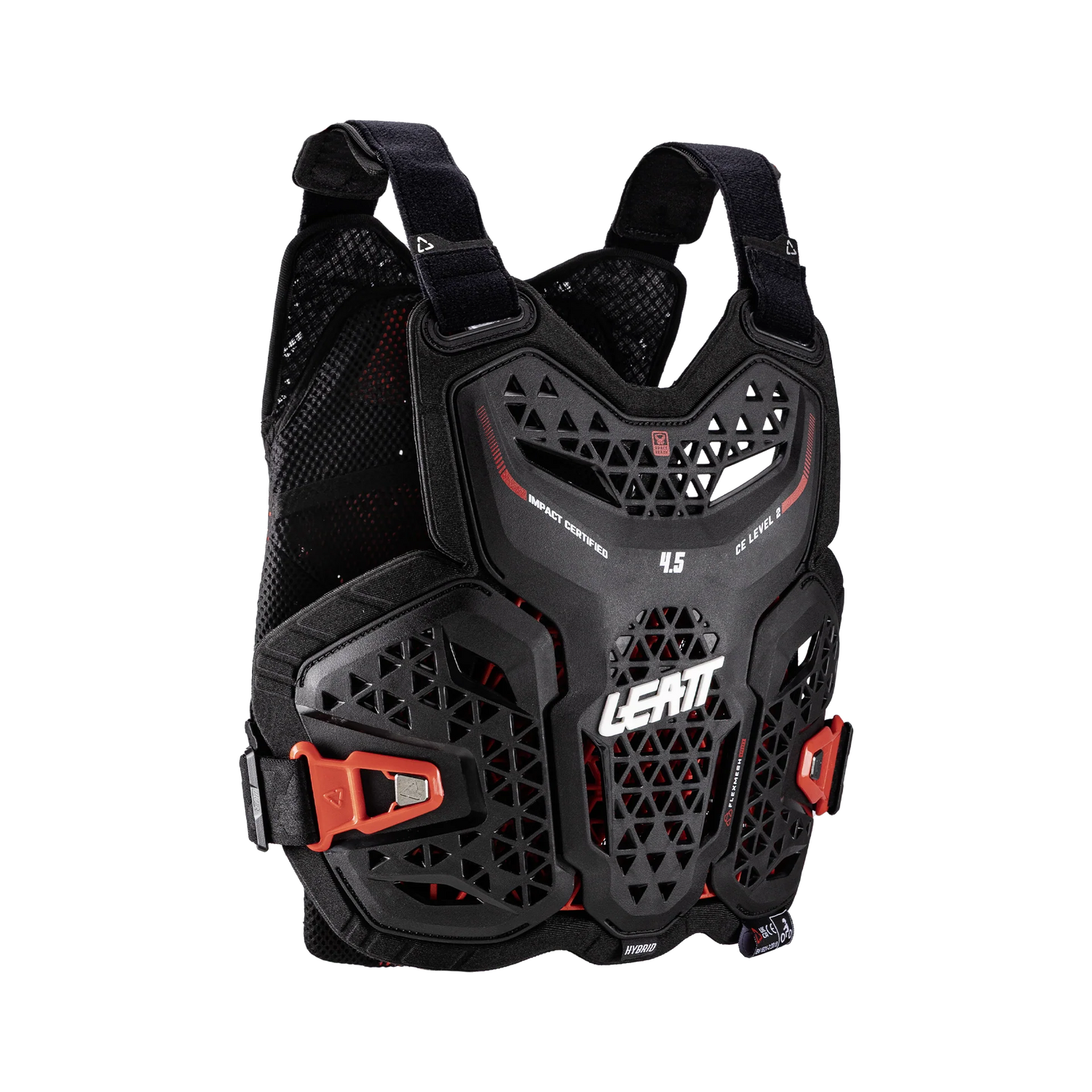Junior Leatt Chest Protector 4.5 Hybrid Black For Kids
