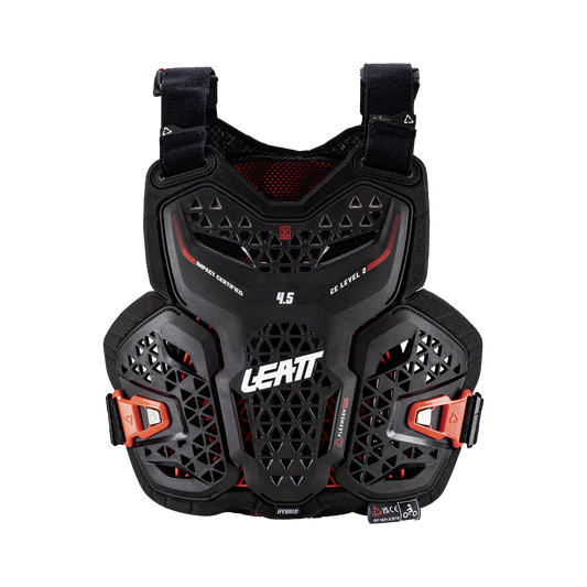 Junior Leatt Chest Protector 4.5 Hybrid Black For Kids