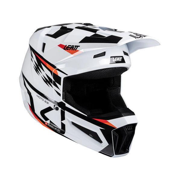 Leatt Helmet Kit Moto 3.5 Junior White V25 crossbril