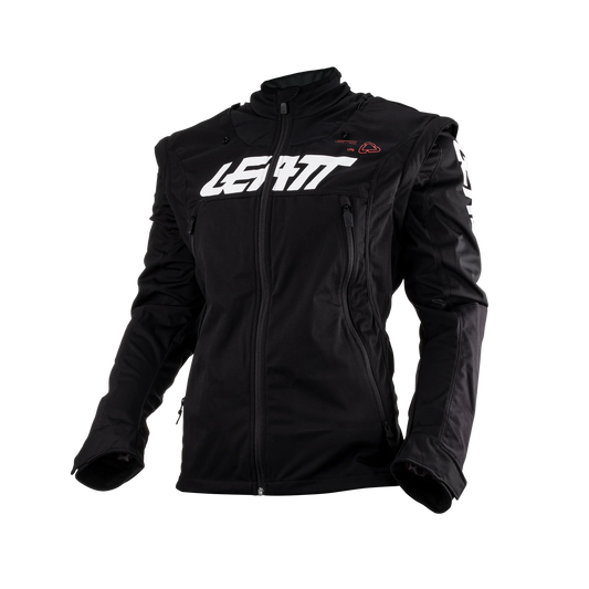 Leatt Moto 4.5 Lite Motorradjacke, wasserdicht (10.000 mm), leicht, schwarz