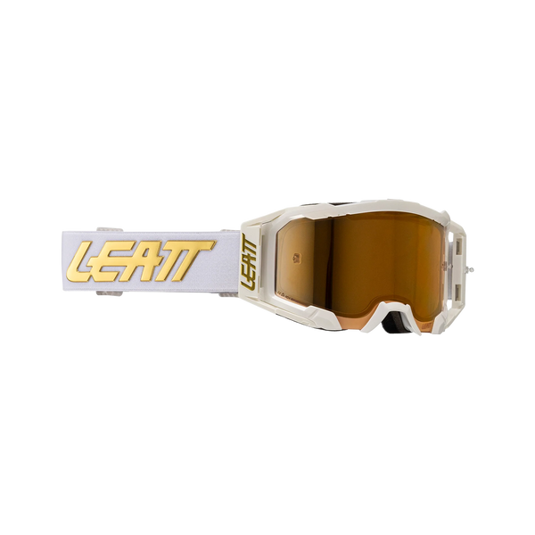 Leatt Velocity 5.5 Iriz Crossbrille White/Bronze – Kugelsichere MX & Enduro Goggle 68% VLT