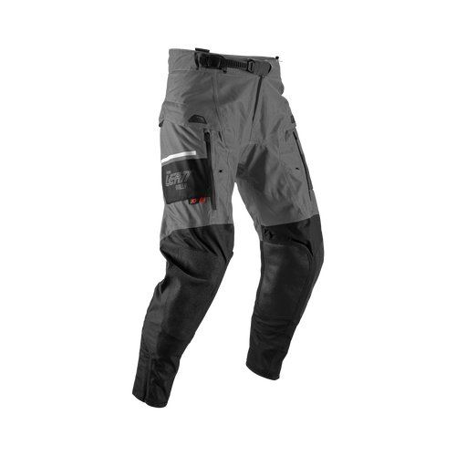 Leatt ADV Rally 7.5 motorbroek 30K waterdicht adventure beschermend Zwart/Iron Grijs