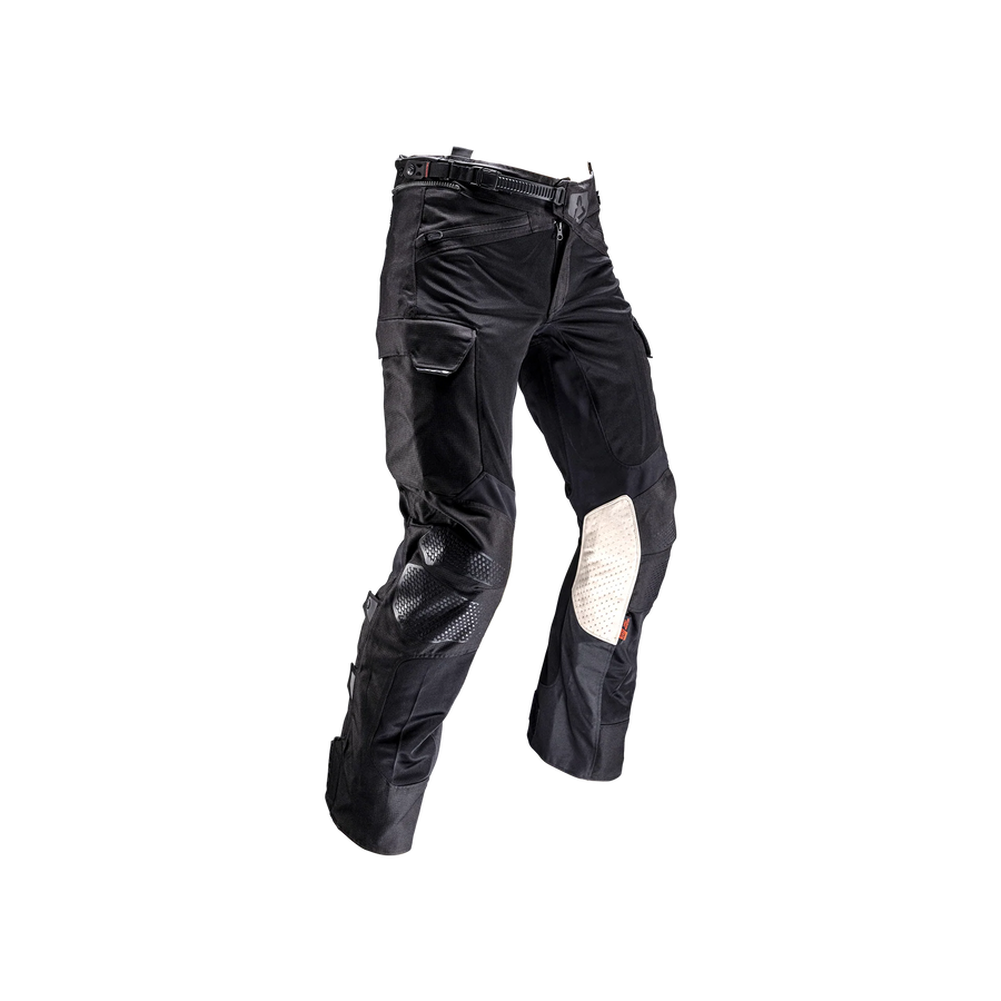 Leatt ADV FlowTour 5.5 motorbroek AA geventileerd met level 2 protectoren Stealth Zwart/Grijs