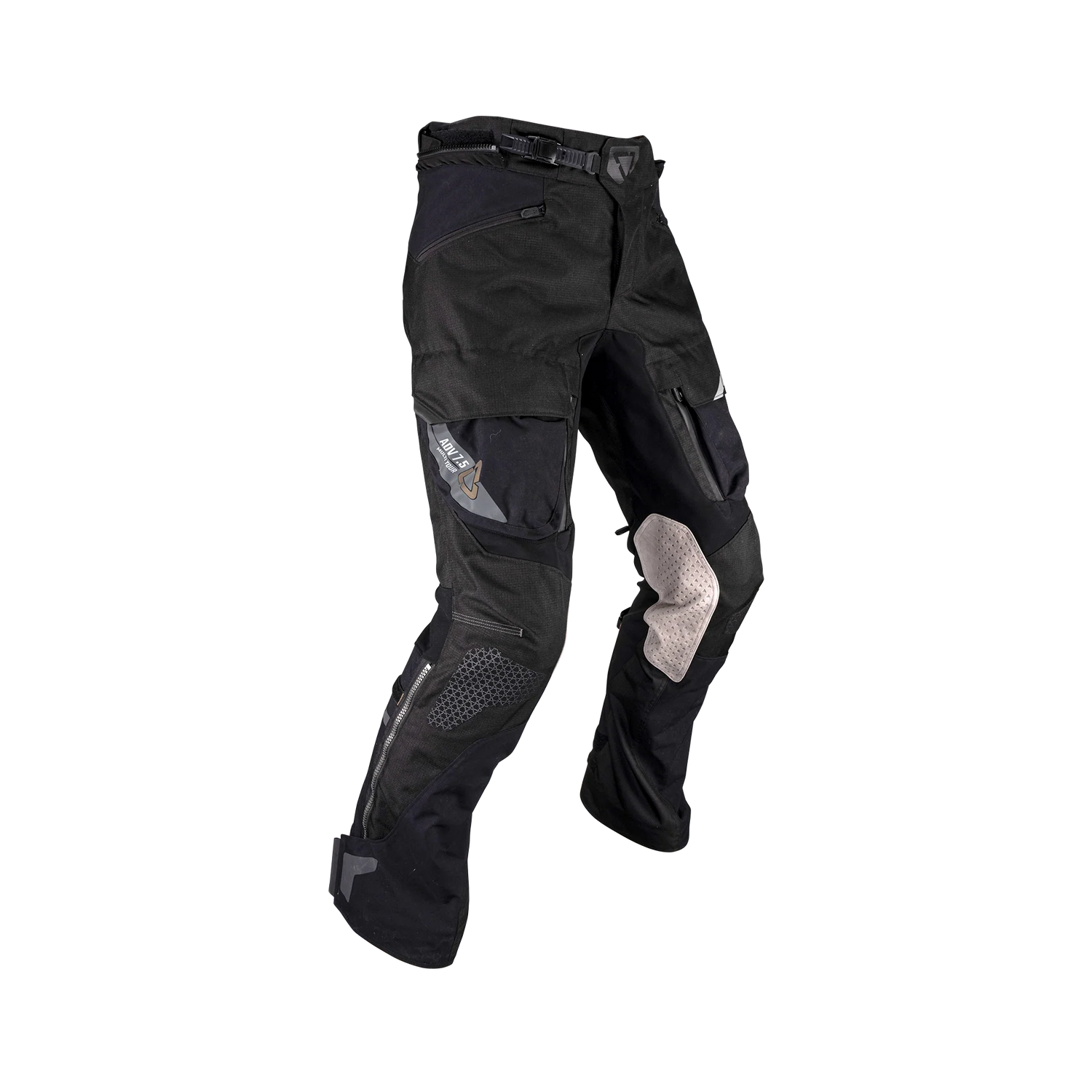 Leatt ADV MultiTour 7.5 Motorradhose, 30.000 mm wasserdicht, AA Level 2, Stealth Schwarz/Grau