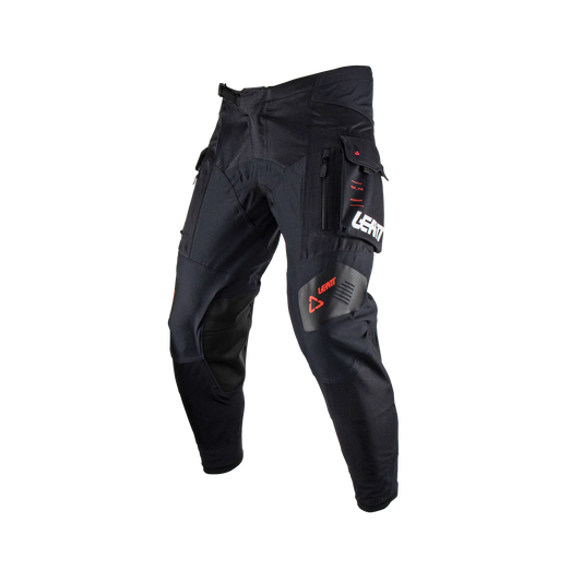 Leatt HydraDri 4.5 Motorradhose, wasserdicht, 20.000 mm Wassersäule, Offroad, Schwarz