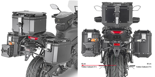 Givi PLO2159CAM Zijkofferrek YAMAHA TRACER 9 '21 OUTBACK