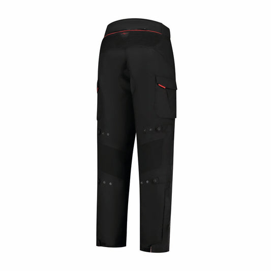 Rusty Stitches Cliff Motorbroek AA Waterdicht 10K Adventure Zwart Grijs Rood