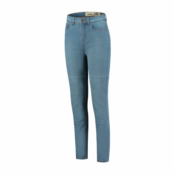 Rusty Stitches Emma Dames Motorjeans Blauw CE A Stretch Skinny Fit