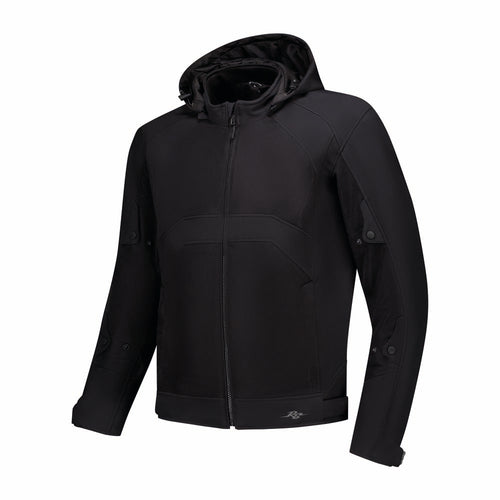 Rusty Stitches Felix Motorjas Zomer Mesh AA Protectie Met Hoodie