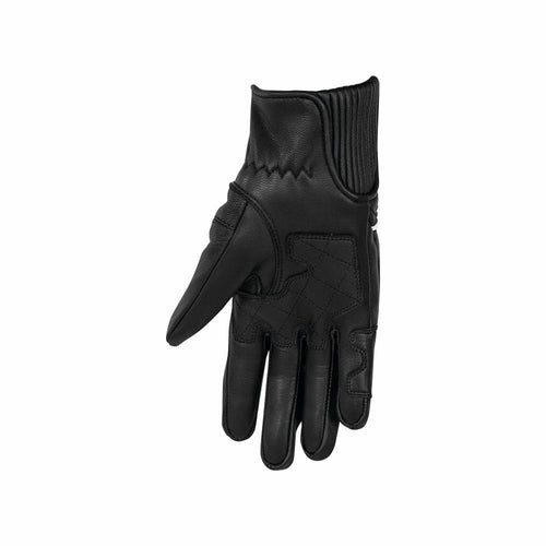Rusty Stitches Lilly Motorhandschoenen Dames Zwart Wit Leer Zomer Met Protectie