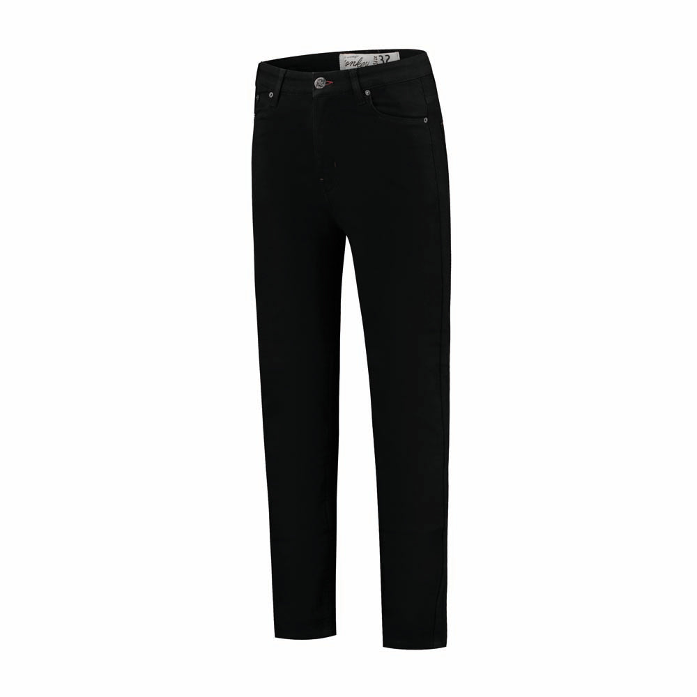 Rusty Stitches Logan Motorjeans Zwart CE A Stretch Skinny Fit