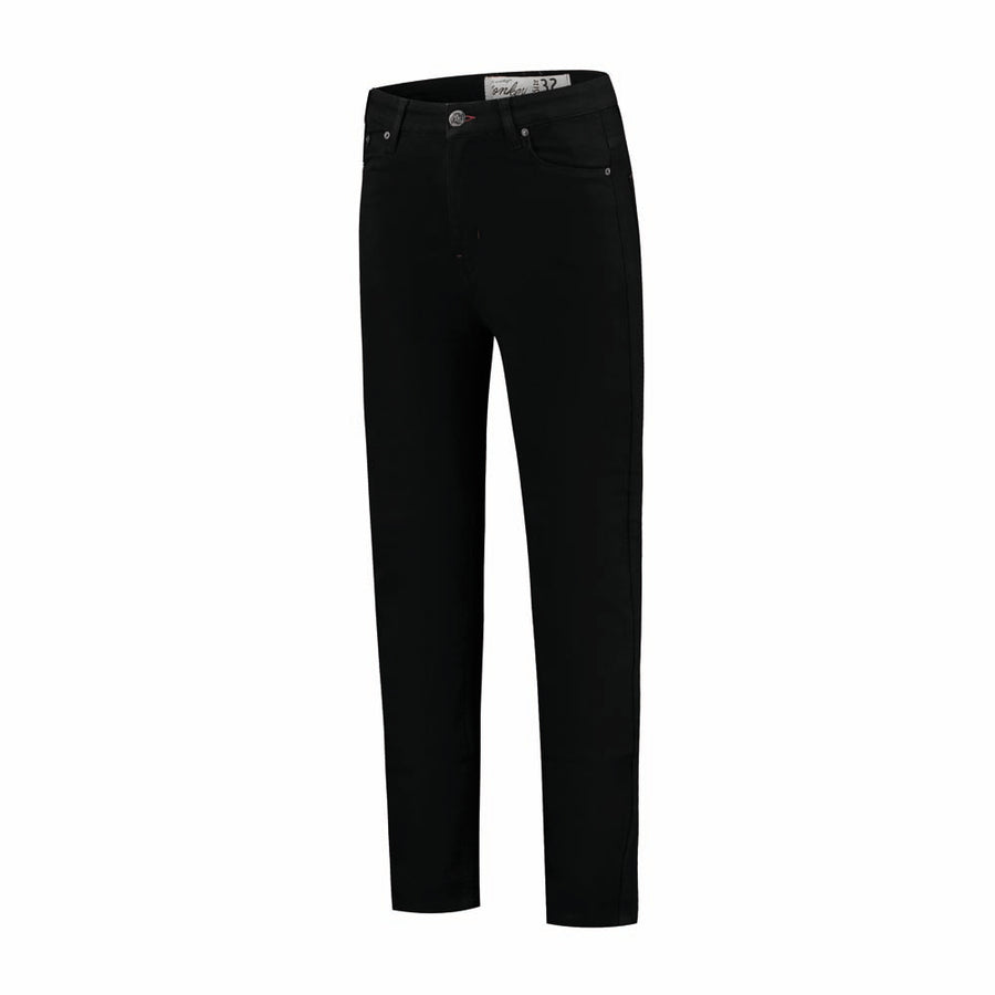 Rusty Stitches Logan Motorjeans Zwart CE A Stretch Skinny Fit