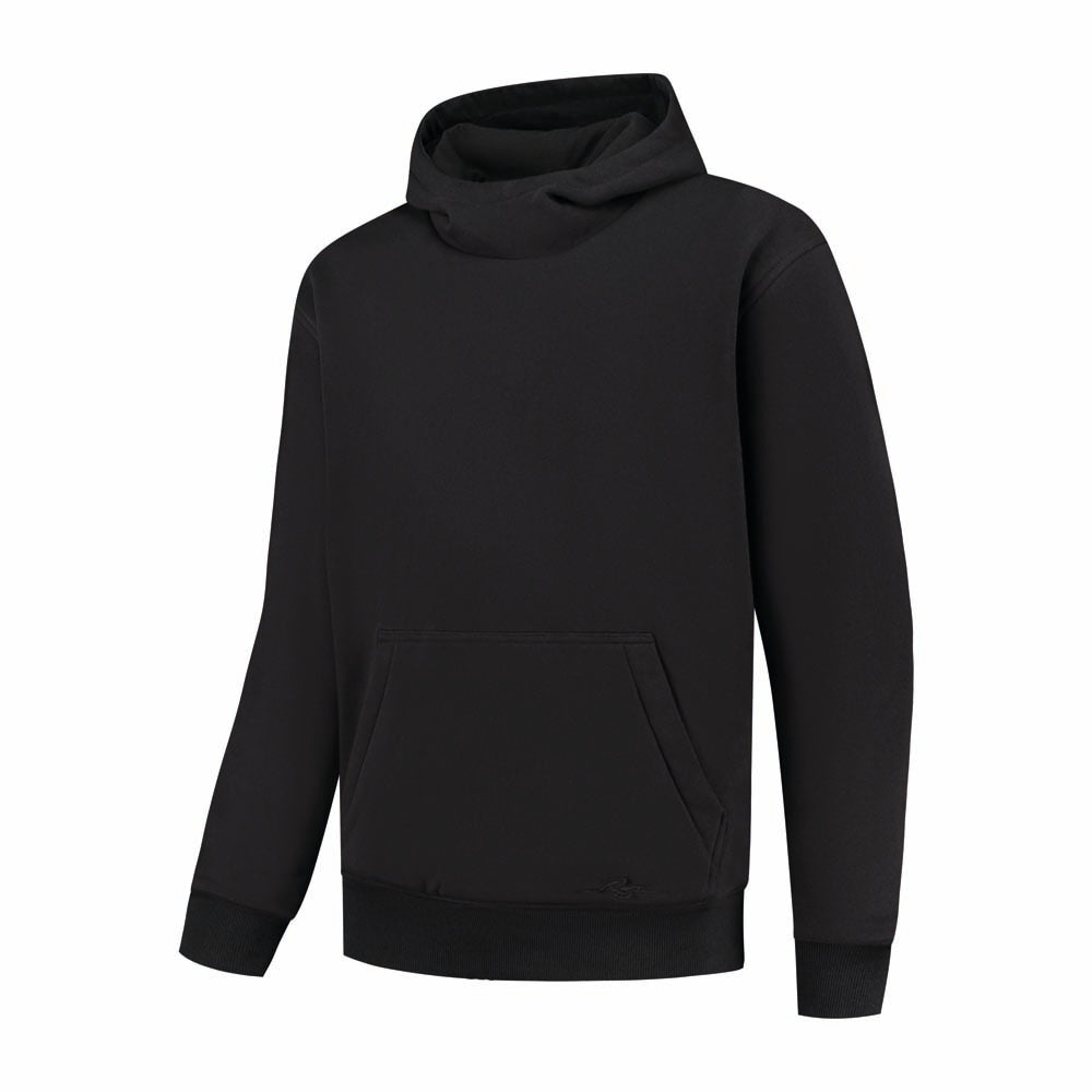 Rusty Stitches Melvin Motor Hoodie Zwart AA Met Kevlar en Protectie