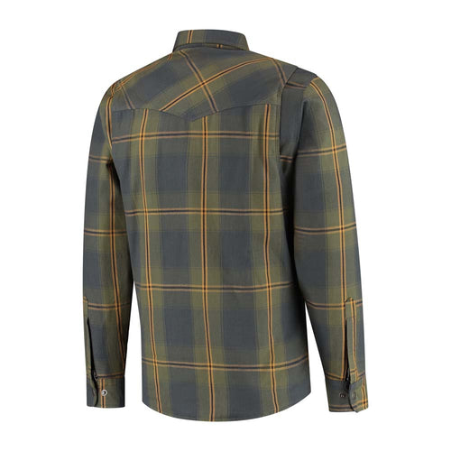 Rusty Stitches Neil V2 Lumber Blauw Groen Met Kevlar Protectie