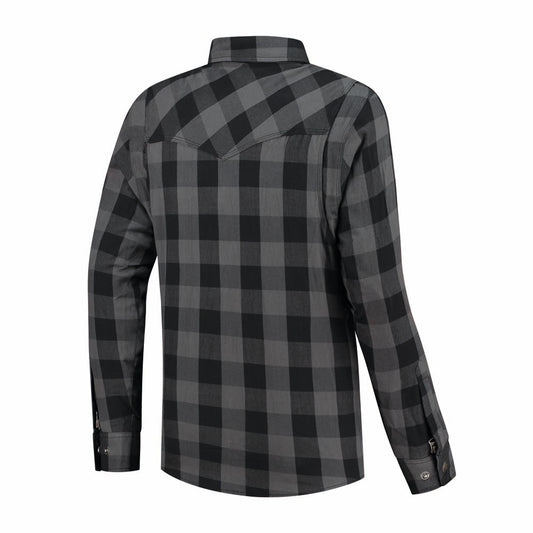 Rusty Stitches Neil V2 Lumber Grijs Zwart Met Kevlar Protectie