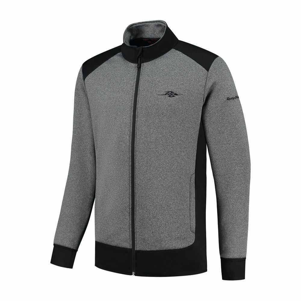Rusty Stitches Sem Midlayer Motorradjacke Grau Leicht Warm Isolierend
