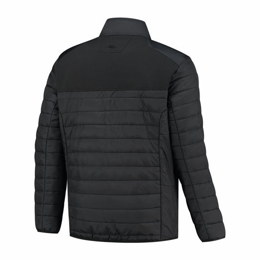 Rusty Stitches Thomson Midlayer Motorjas Zwart Lichtgewicht Warm Isolerend