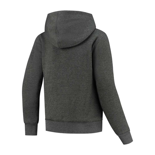 Rusty Stitches Wendy Dames Motor Hoodie Grijs Roze Kevlar AA Met Protectie