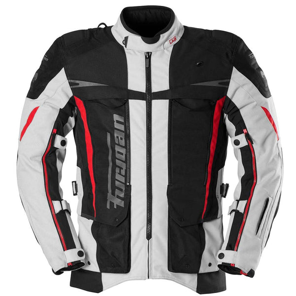 Furygan Montroc Kevlar Primaloft 3-in-1+ Schwarz-Perlmutt-Rot