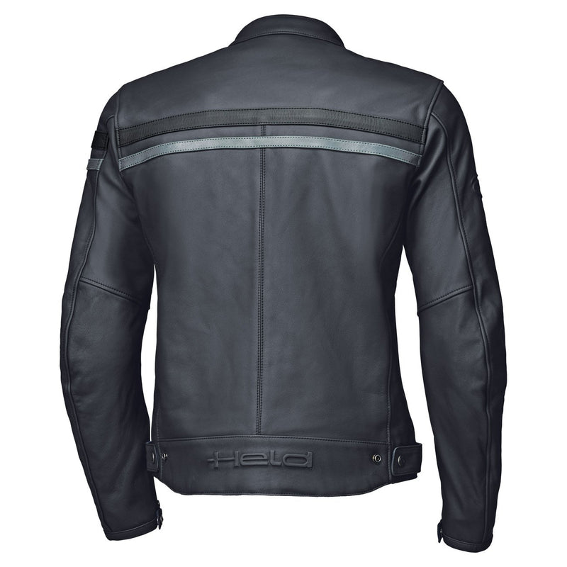 Held Midway leren motorjack – Black/Grey