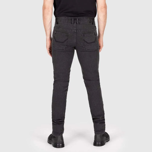 Knox Men’s Colton Slim REGULAR Supersoft Charcoal – AA Motorradjeans für Herren