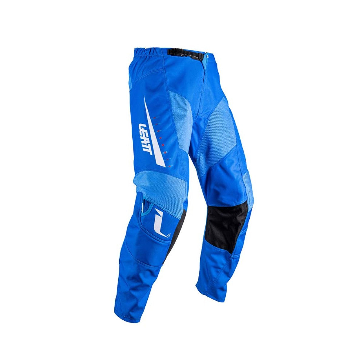 Leatt Moto 3.5 Motorradhose, Offroad-Stretch mit Knieverstärkung, Blau