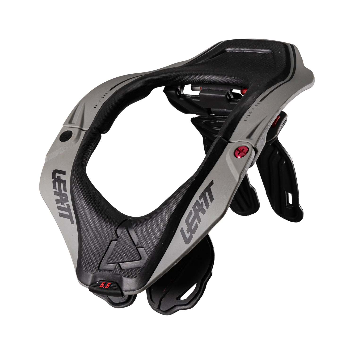 Leatt 5.5 Nackenstütze – Nackenstütze für Motocross-Fans, Grau