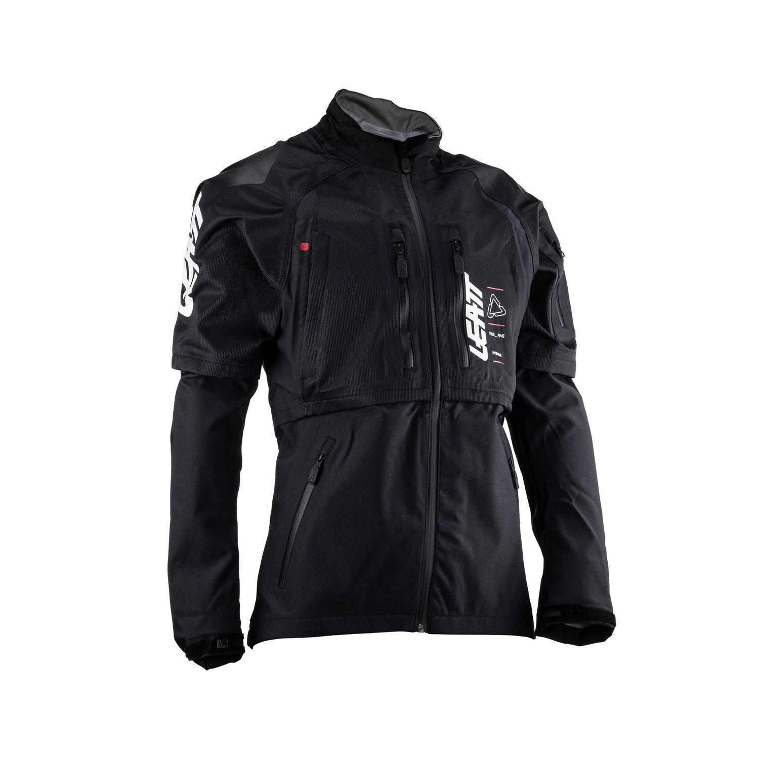 Leatt HydraDri 4.5 Motorradjacke, wasserdicht (20.000 mm), atmungsaktiv, schwarz