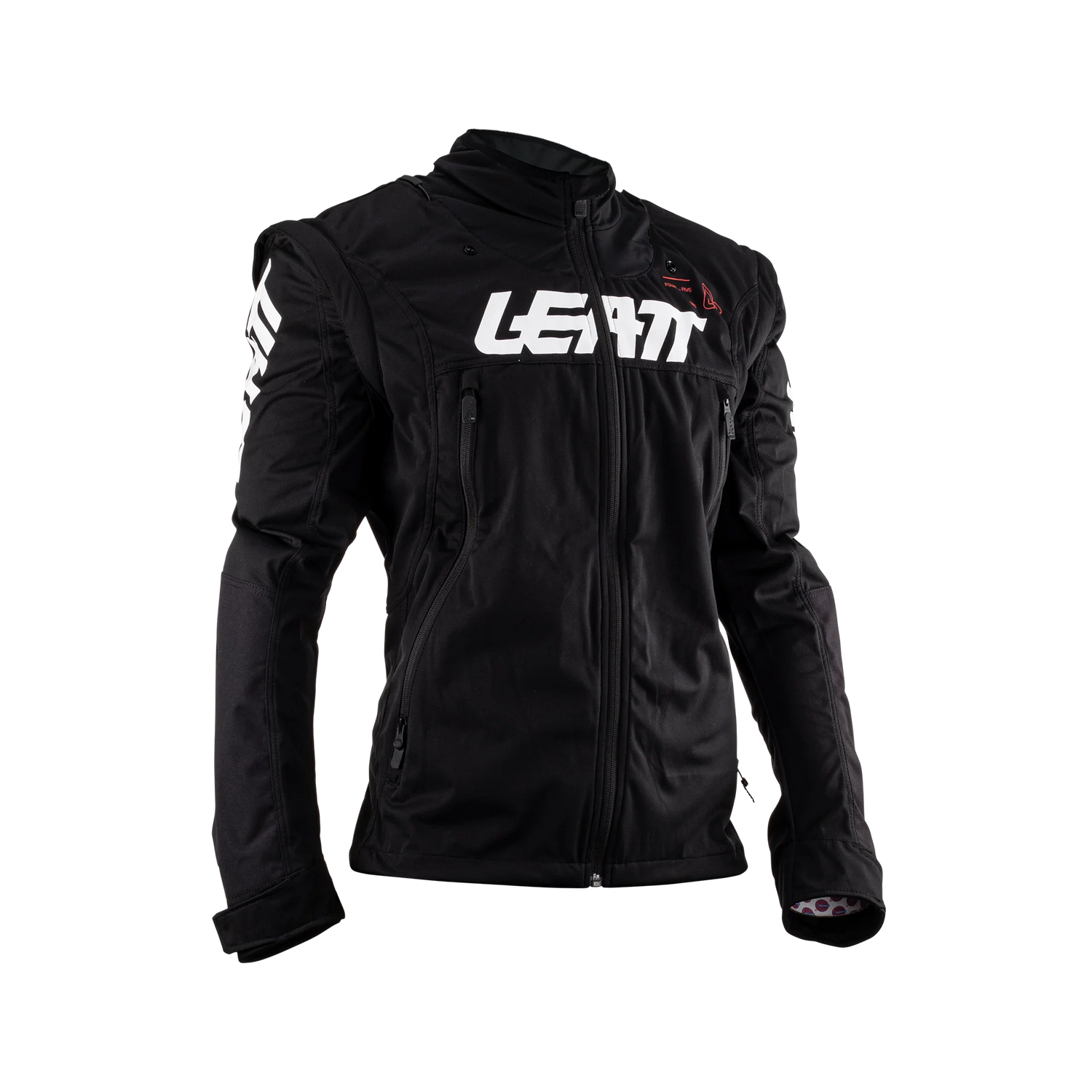 Leatt Moto 4.5 Lite Motorradjacke, wasserdicht (10.000 mm), leicht, schwarz