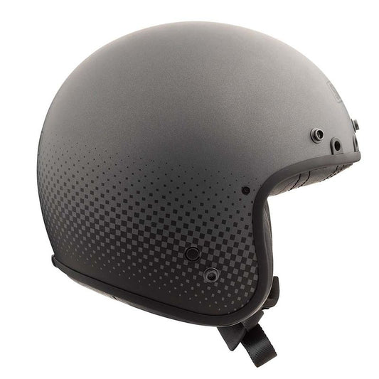 Simpson Chopper Raster Jethelm Custom Motorradhelm D-Ring