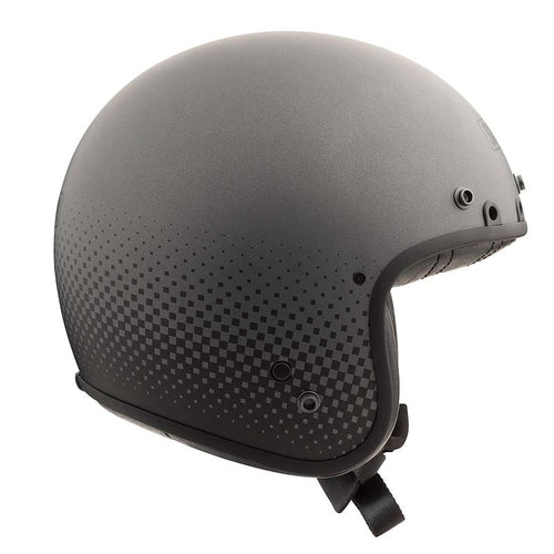 Simpson Chopper Raster Jethelm Custom Motorhelm D-Ring