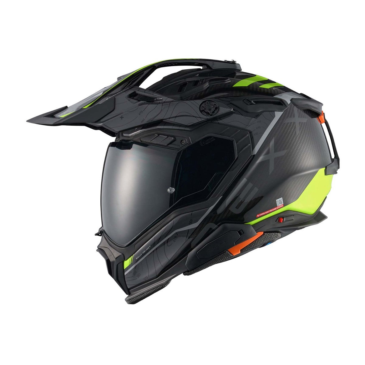 Nexx X Wed3 Furka Carbon Grijs Neon