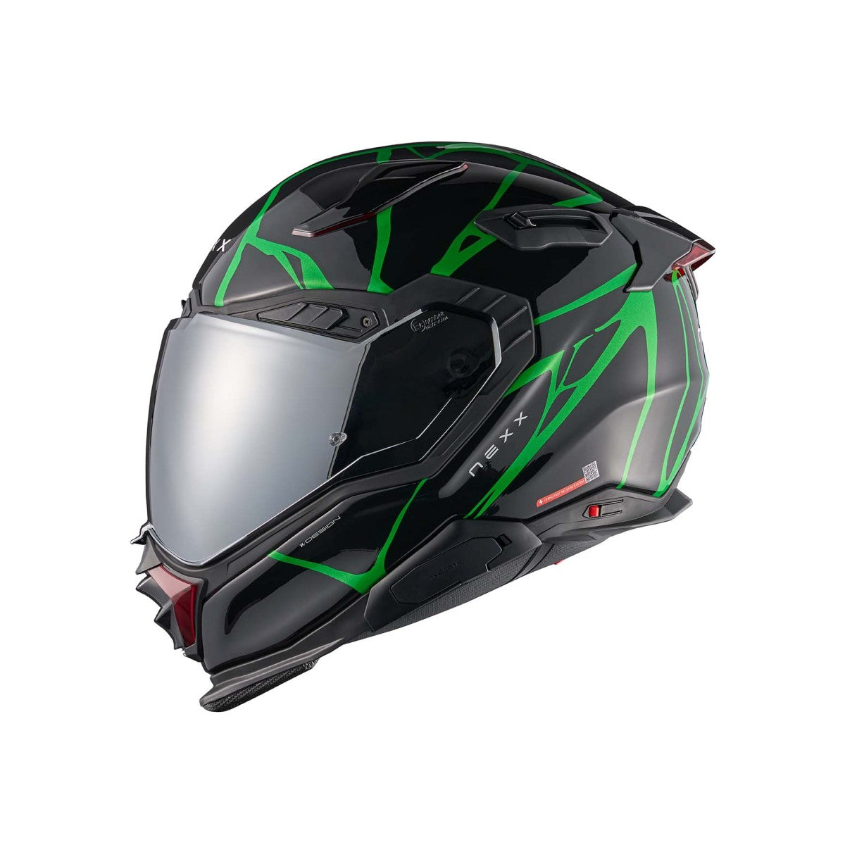 Nexx X Wst3 B-Side Carbon Zwart-Groen