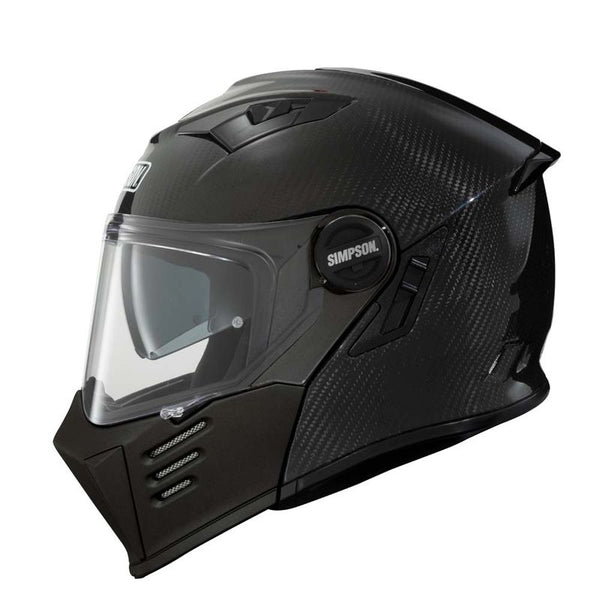 Simpson Darksome Carbon Modular Helmet ECE Motorcycle Helmet Lightweight Pinlock Sun Visor