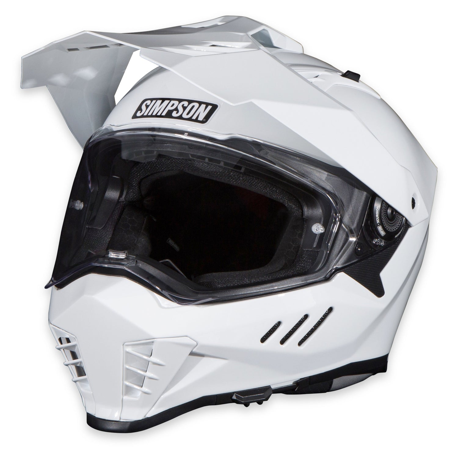 Simpson Xcursion Adventure Helm ECE 22.06 Pinlock Solid White