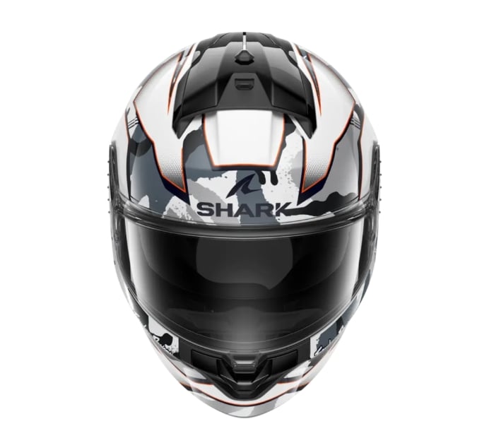 SHARK RIDILL 2 MATRIX CAMO TLD White Silver Red